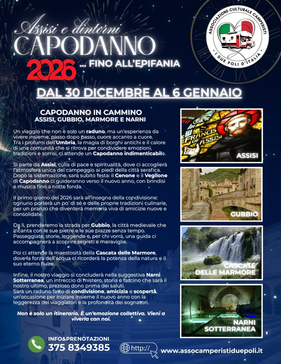 Capodanno 2026 in Camper